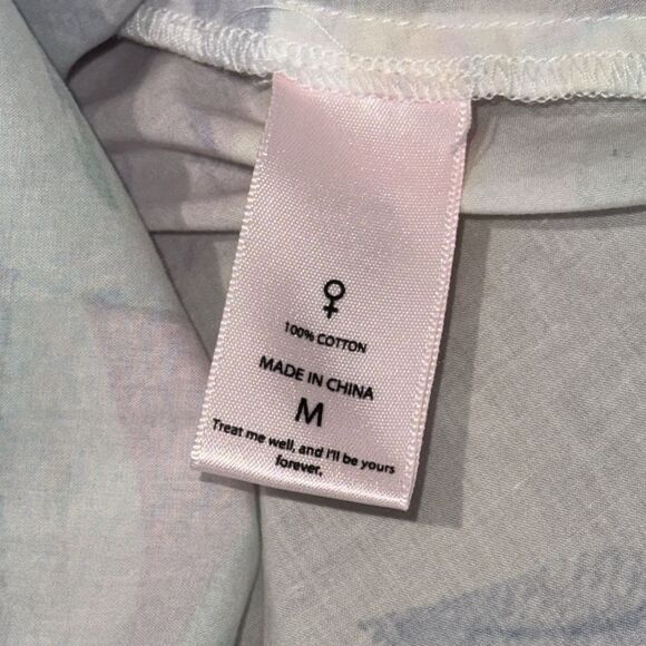 SELKIE The Parliament Floral Puff Sleeve Mini Dress Medium Pastel - Picture 13 of 14